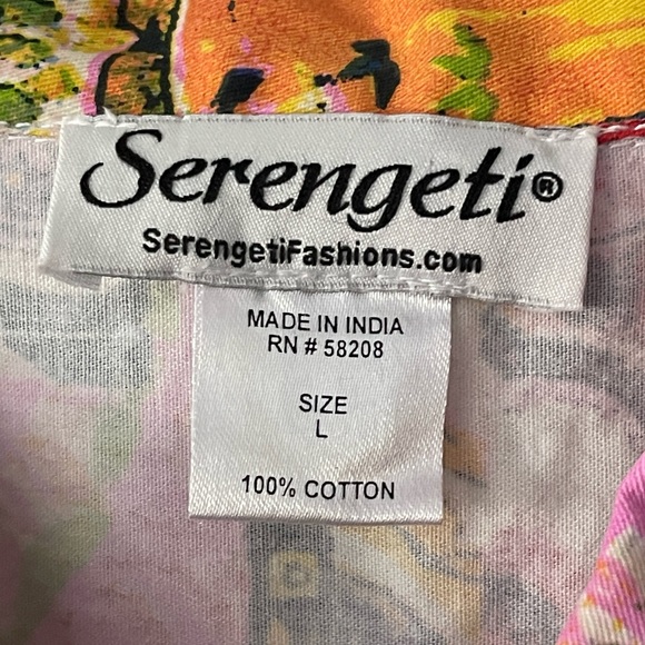 Sergenti button up printed jacket size Large - Picture 5 of 5